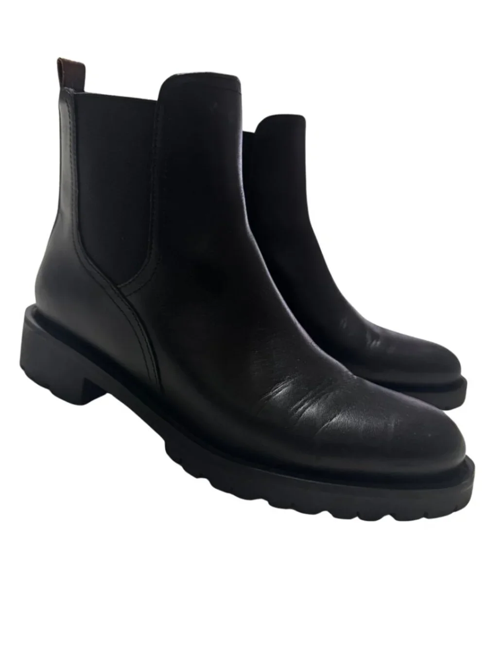 Sam Edelman Laguna Black Leather Chelsea Boots 6M